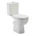 Унитаз-компакт EGE VITRIFIYE Alia P-Trap 53203 безободковый с сиденьем Soft Close дюропласт