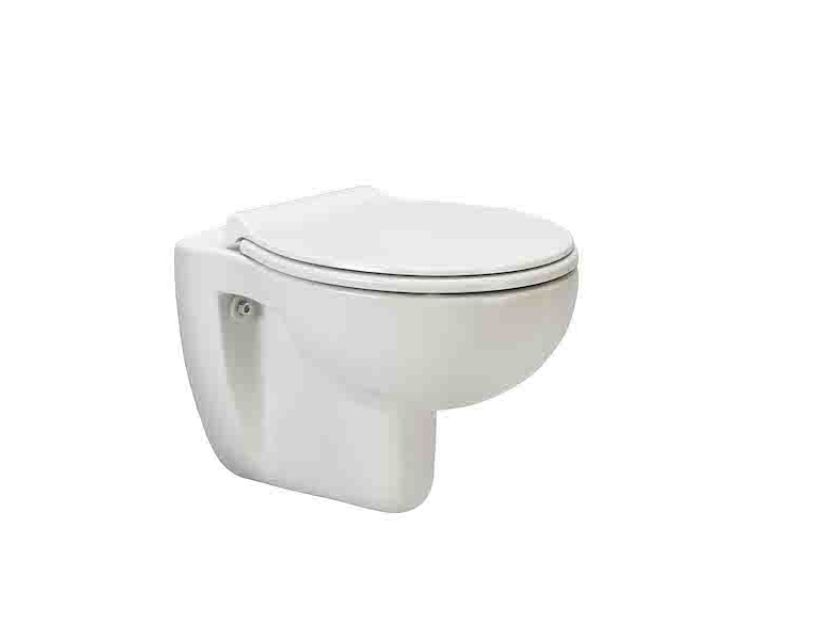 Унитаз подвесной EGE VITRIFIYE Alia 53303 безободковый с сиденьем Soft Close дюропласт