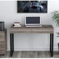 Письмовий стіл Loft Design L-11 дуб палена, ніжки чорні