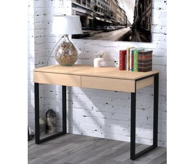 Письменный стол Loft Design L-11 дуб борас, ножки черные