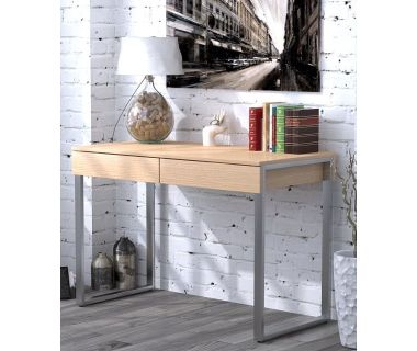 Письменный стол Loft Design L-11 дуб борас, ножки хром