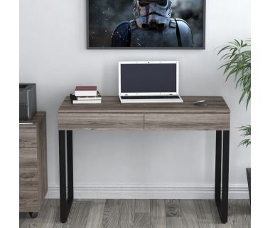 Письменный стол Loft Design L-11 дуб палена, ножки черные