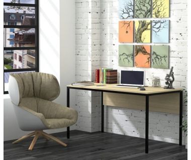 Письменный стол Loft Design L3p, Дуб борас светлый