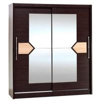 Шафа-купе Аляска 2Д венге темний Меблі Сервіс