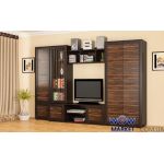 Гостиная Конго венге-макасар Мебель Сервис