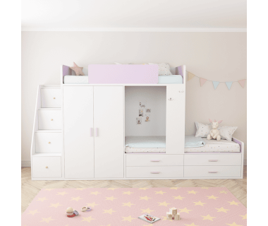 Детская кровать чердак Дюл 26