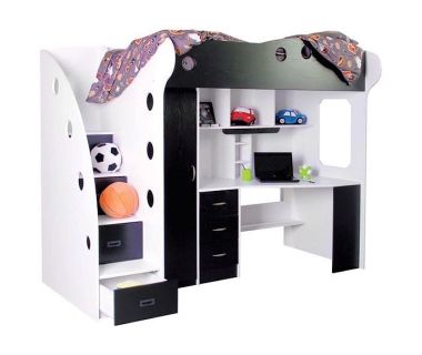 Детская кровать чердак ДМ 417