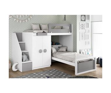 Двоярусне ліжко горище ДКЧ 123