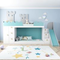 Дитяче двоярусне ліжко горище ДЮЛ 10