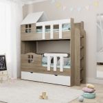 Двухъярусная детская кровать «Домик» МДД 02