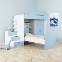 Двухъярусная кровать чердак ДЕТ 79