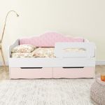 Ліжко з м'якою спинкою КМС 1