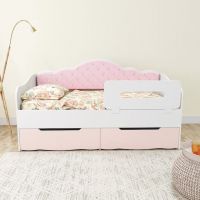 Ліжко з м'якою спинкою КМС 1