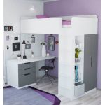 Дитяче двоярусне ліжко горище ДЮП 33