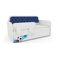 Кровать с мягкой спинкой КМС 21