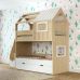 Двоярусне ліжко будиночок ІНСТ 718