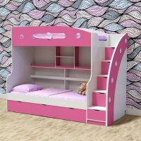 Двоярусне дитяче ліжко ДМ 505