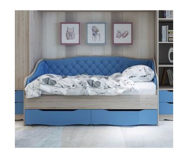 Кровать с мягкой спинкой КМС 29