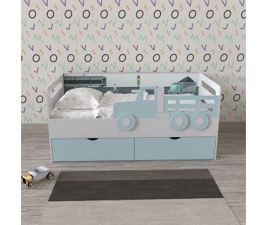 Односпальне дитяче ліжечко «Машинка» ДК 761