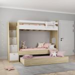 Выдвижная кровать для троих детей Дм 153