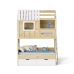 Двоярусне ліжко будиночок ІНСТ 7181