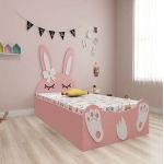 Дитяче односпальне ліжко «Зайчик» ДКЗ 101