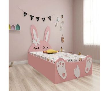 Дитяче односпальне ліжко «Зайчик» ДКЗ 101