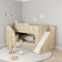 Дитяче двоярусне ліжко горище ІНСТ 598