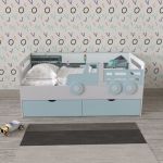 Односпальная детская кроватка «Машинка» ДК 761