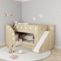 Дитяче двоярусне ліжко горище ІНСТ 598