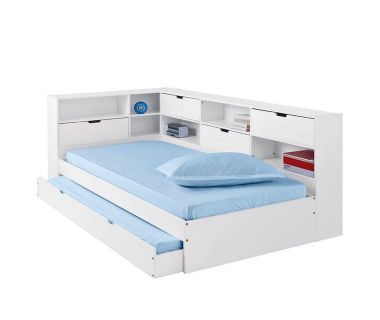 Выкатная угловая кровать для двоих ВКУ 1