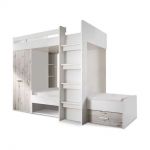 Дитяче двоярусне ліжко горище ДКЧ 154