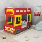 Детская кроватка машинка для двоих детей ДКМ 31