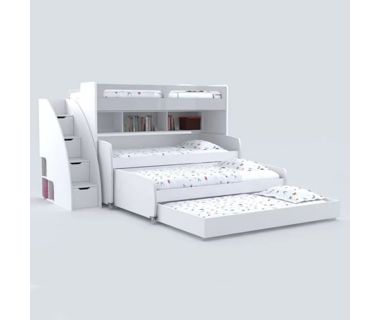 Выкатная кровать для четверых детей ВКД 09