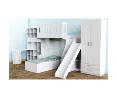 Детская стенка со стеллажом ДКС 2