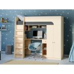 Детская двухъярусная кровать чердак ДКЧ 155