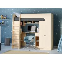 Детская двухъярусная кровать чердак ДКЧ 155