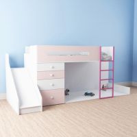 Дитяче ліжко горище з гіркою ІНСТ 895