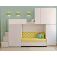 Двухъярусная кровать с местом под диван ДЮМ 170