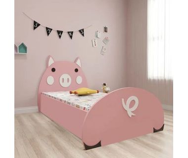 Детская односпальная кровать «Свинка» ДКС 10