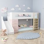 Детская кровать чердак с горкой ИНСТ 097