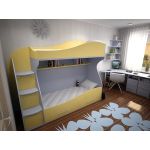 Детская двухъярусная кровать чердак ДМ 147 «Рио»