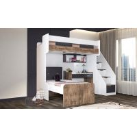 Двоярусне ліжко зі столом для двох ДКЧ 135