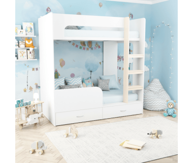 Двоярусне дитяче ліжечко горище ДДК 14 в наявності № 7935