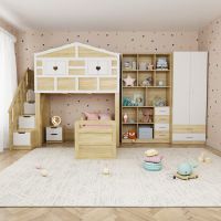 Детская стенка со шкафом и стеллажом ДКС 3