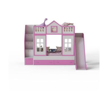 Ліжко будиночок з гіркою КД 25