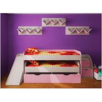 Детская кровать для двоих детей с горкой ВДК 6