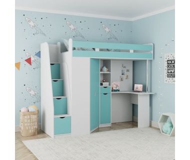 Детская кровать чердак ДМ 177