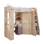 Дитяче двоярусне ліжко горище ДМ 235