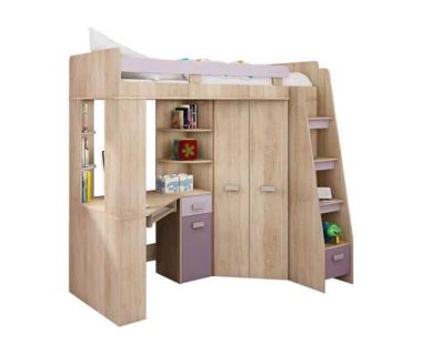 Детская двухъярусная кровать чердак ДМ 235